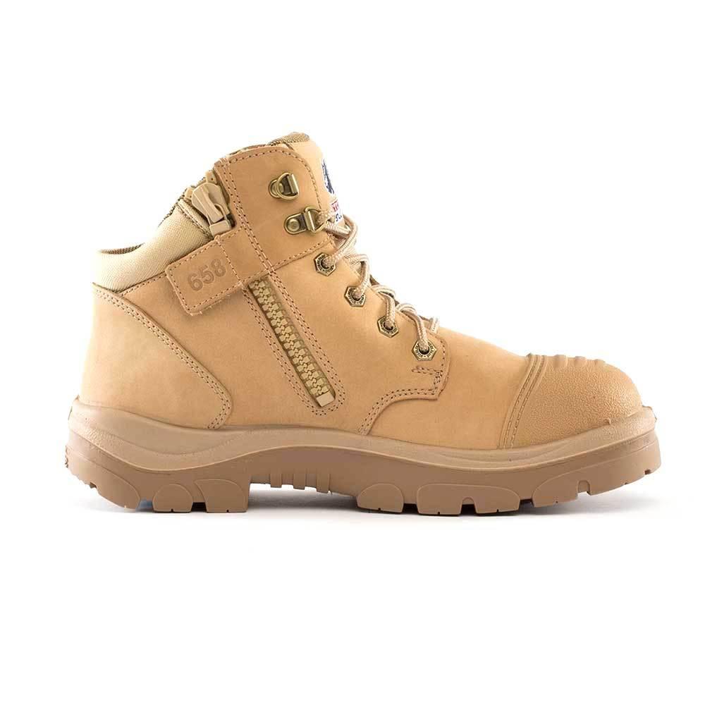 Steel Blue Parkes Zip Scuff Cap Work Boots - The Next Pair