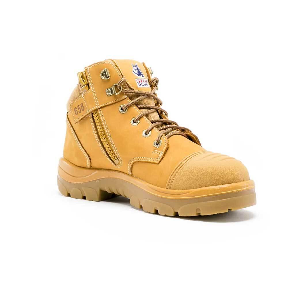 Steel Blue Parkes Zip Scuff Cap Work Boots - The Next Pair