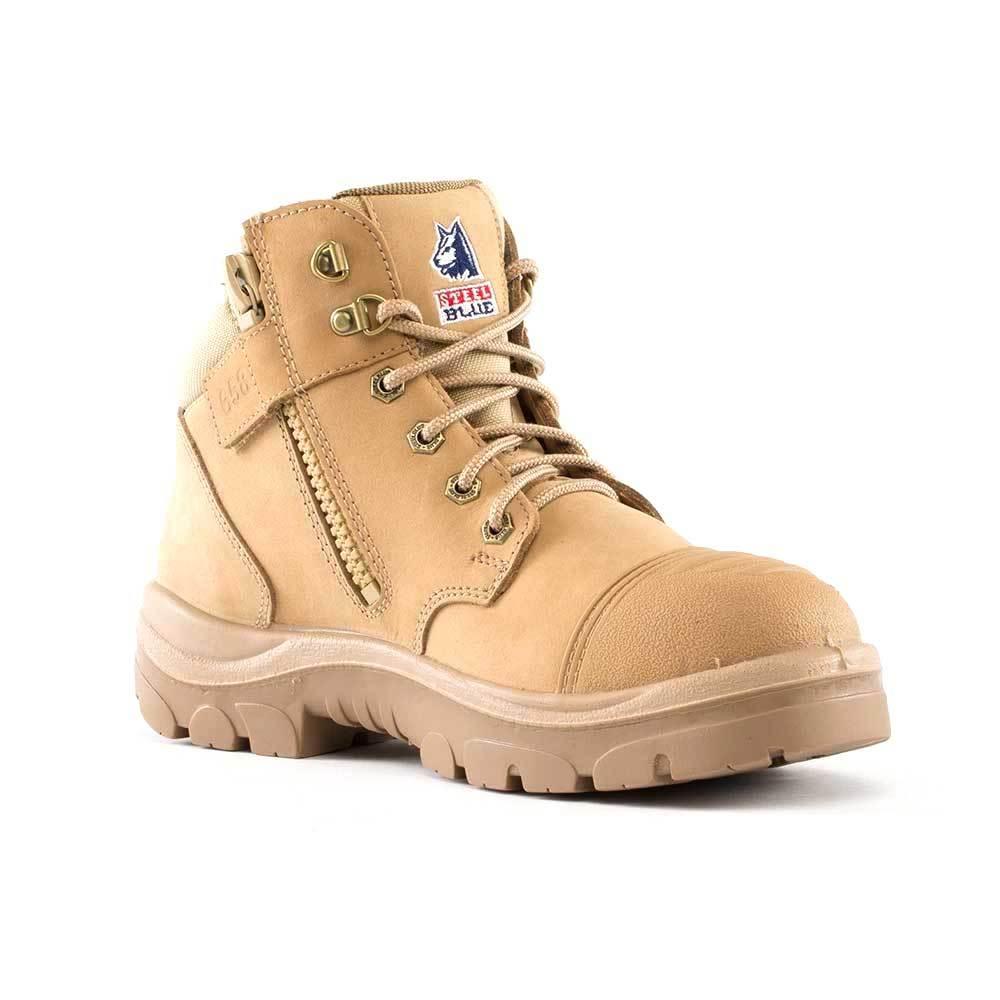 Steel Blue Parkes Zip Scuff Cap Work Boots - The Next Pair