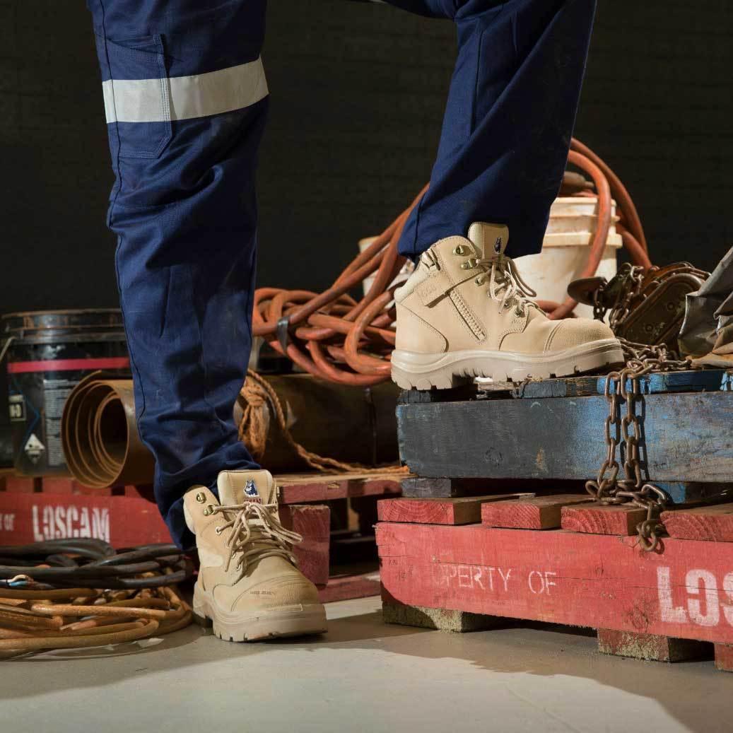 Steel Blue Parkes Zip Scuff Cap Work Boots - The Next Pair